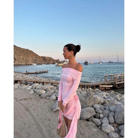 LIONESS Glory Mini Dress in Blush Size X-Small - Picture 2 of 14